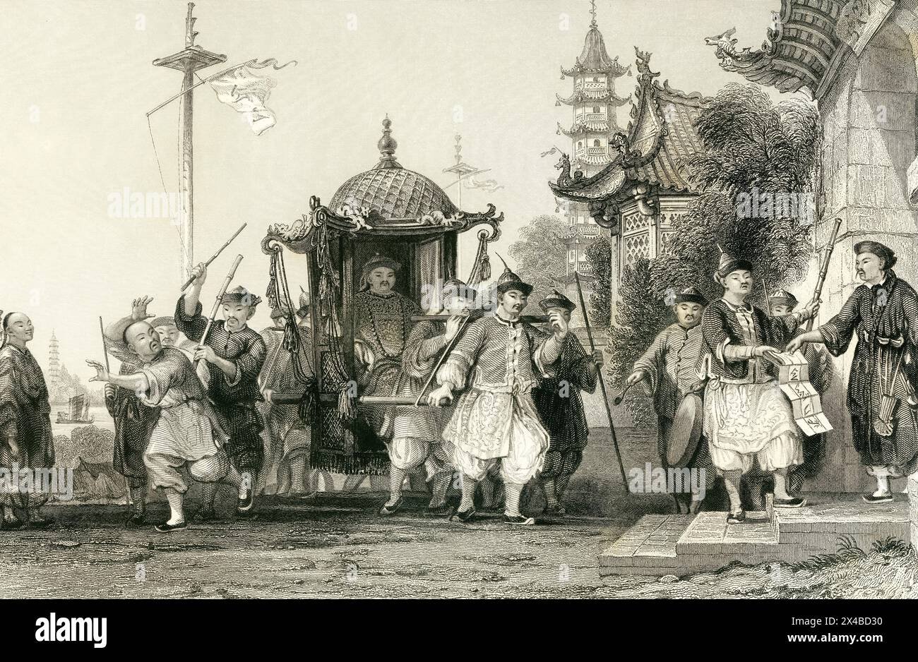 [VOL II] A MANDARIN PAYING A VISIT OF CEREMONY