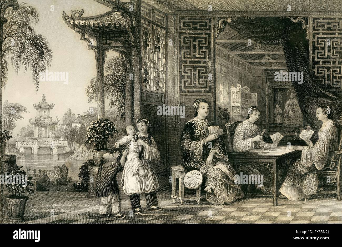 [VOL III] LADIES OF A MANDARIN’S FAMILY AT CARDS