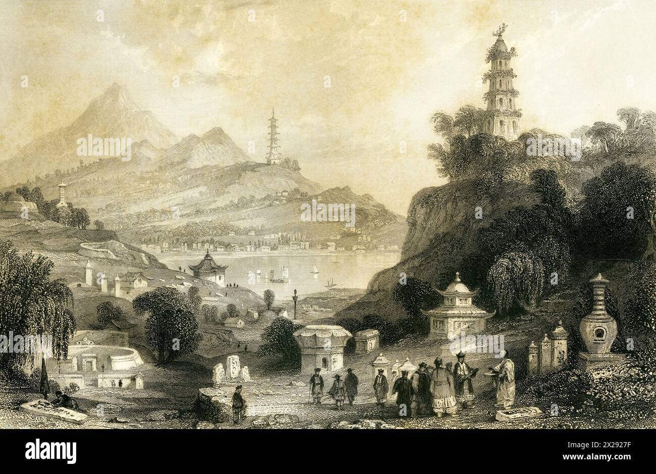 [VOL I] LAKE SEE-HOO. FROM THE VALE OF TOMBS