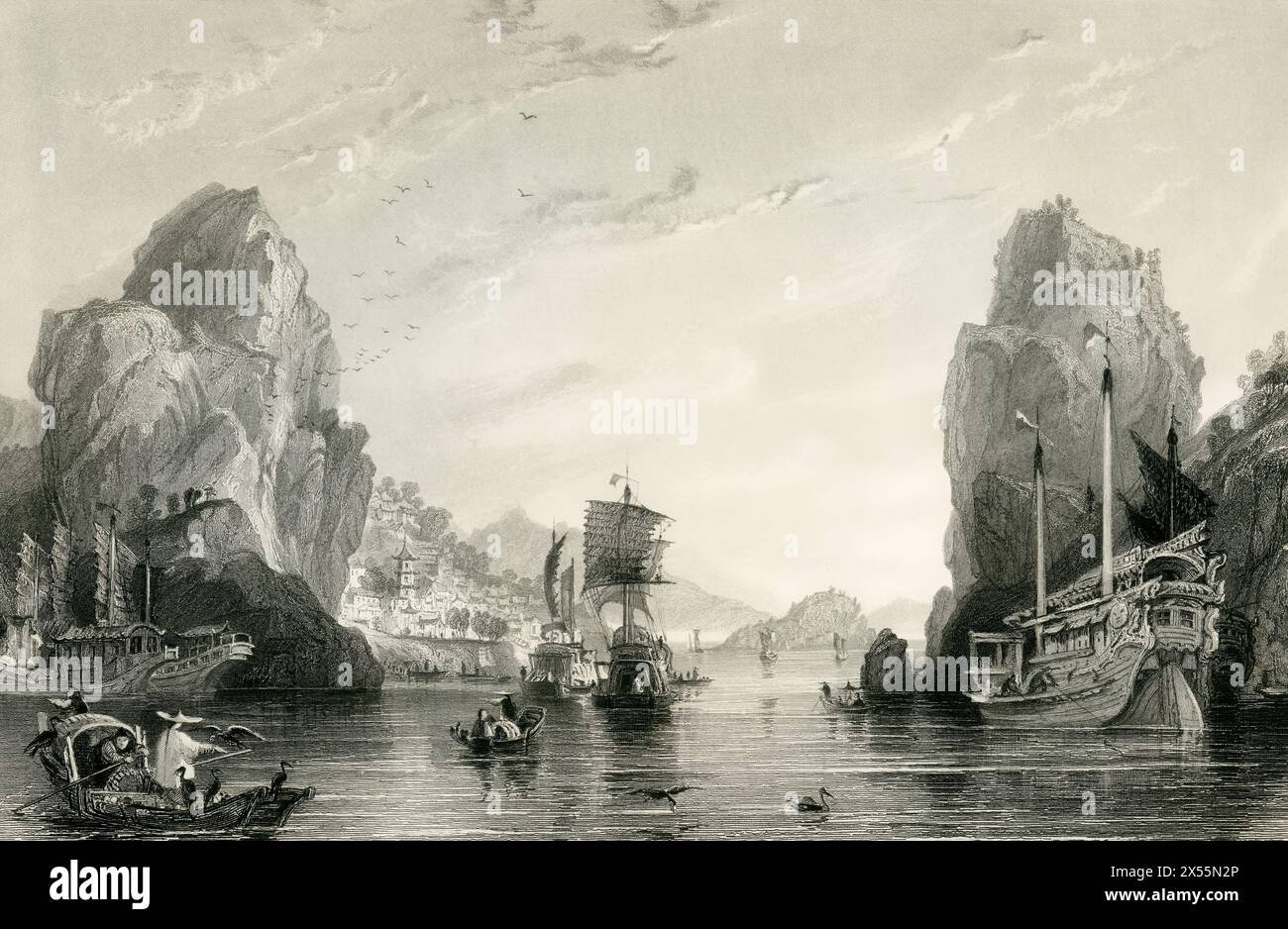 [VOL III]THE SHIHI-MUN, OR ROCK GATES, PROVINCE OF KIANG-NAN