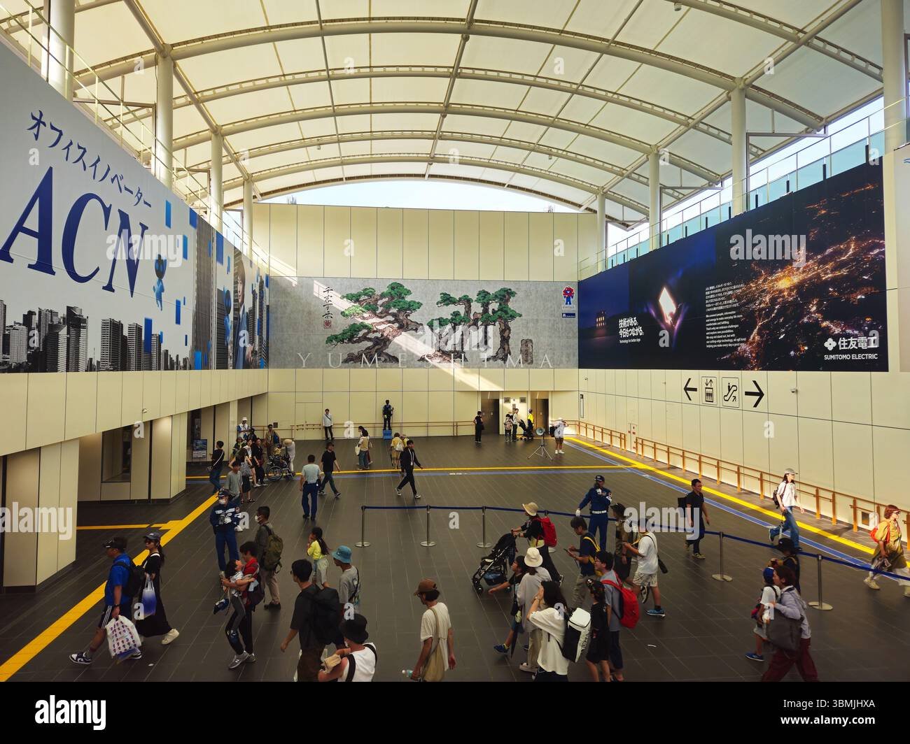 Yumeshima Metro Station Hub at Osaka-Kansai Expo 2025